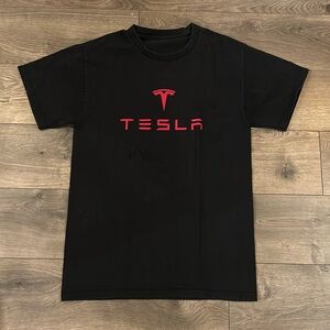 Small Tesla t shirt